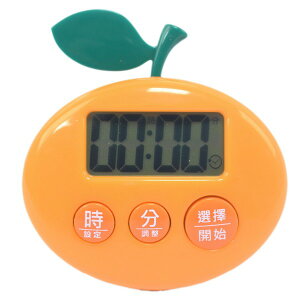 CATIGA 橘子造型正數計時器 ST-292 /一個入(促250) 倒數計時器 大銀幕 大音量-信