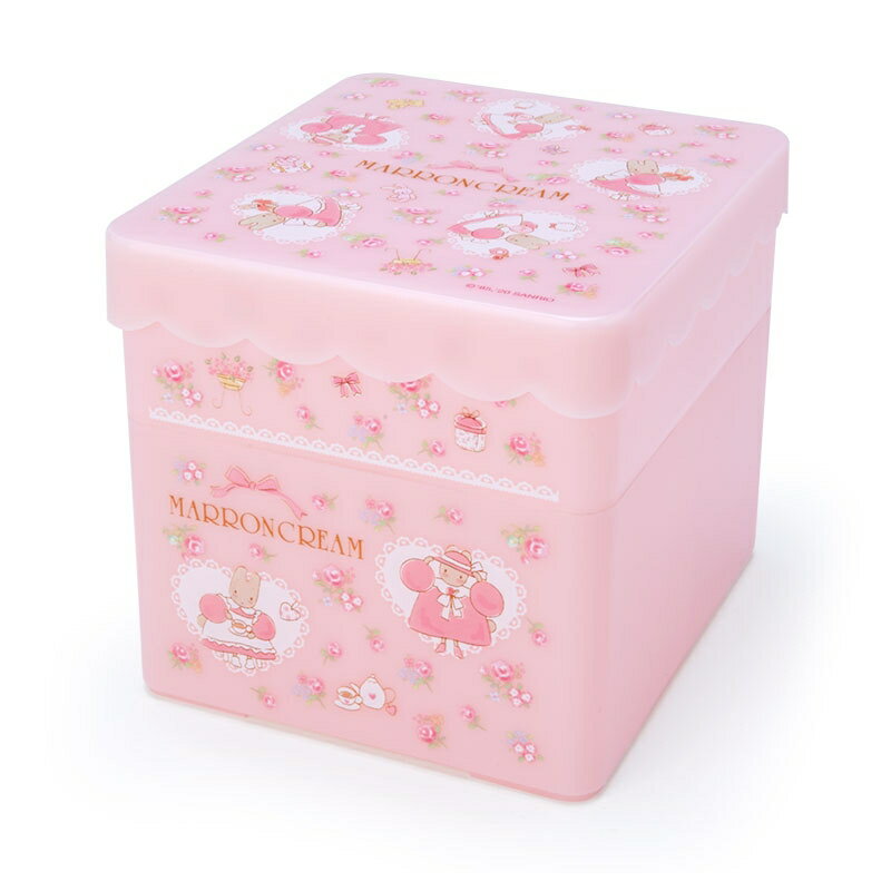 【震撼精品百貨】新娘茉莉兔媽媽 Marron Cream Sanrio 可愛置物櫃/收納櫃-粉73850 震撼日式精品百貨