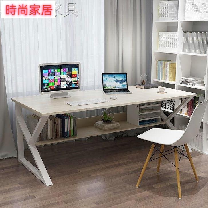 【附發票】?電腦桌簡約臺式辦公桌家用學生簡易書桌現代臥室寫字桌學習小桌子AA605