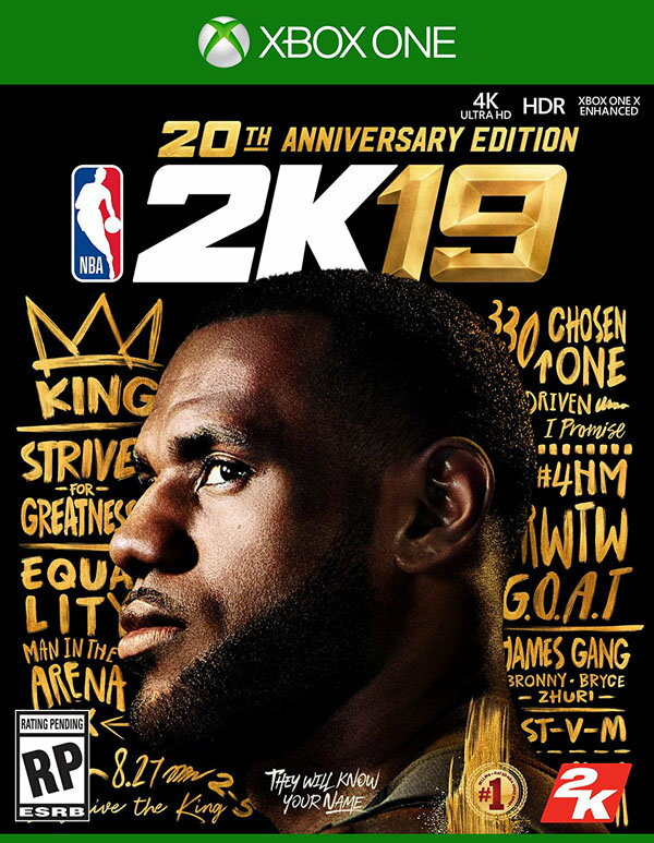 預購2018/9/11 Xbox One 美國職業籃球 NBA 2K19 20 週年紀念版中文版