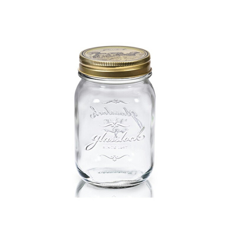 Glasslock經典玻璃密封罐500ml沙拉罐梅森瓶 -大廚師百貨