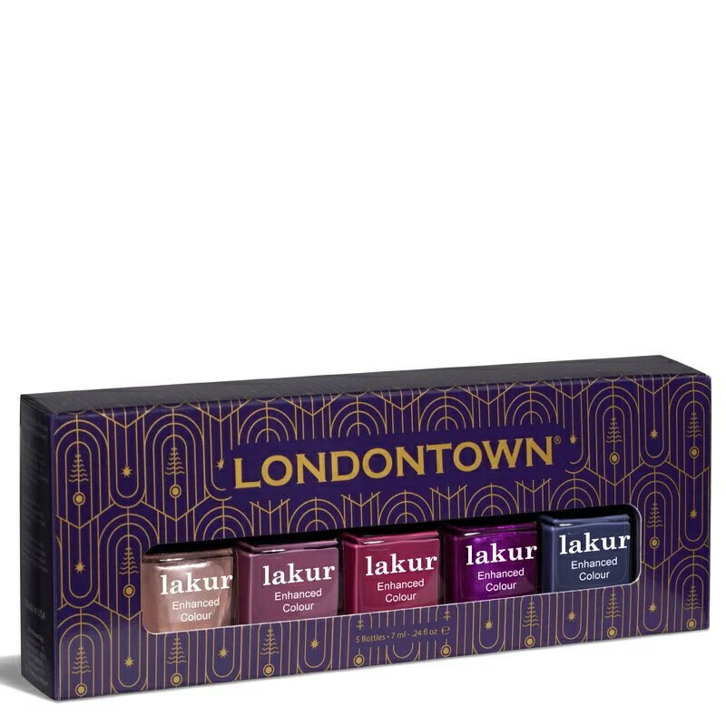 LONDONTOWN lakur 恆美指彩-閃耀派對節慶5件組