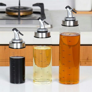 不漏油瓶玻璃油壺家用廚房可控油油罐壺食用醬油醋調料瓶料酒瓶