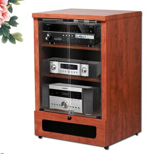 [機櫃]新款木質柜機M050功放機架專業音響功放機柜影音設備器材木質機柜