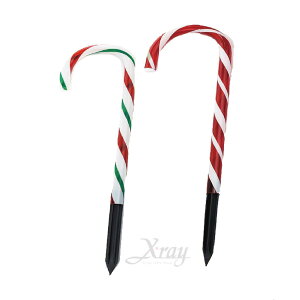 25*58CM拐杖-中(兩款色-隨機出貨)，聖誕節/聖誕拐杖/佈置/裝飾/擺飾/道具/交換禮物，X射線【X020756】