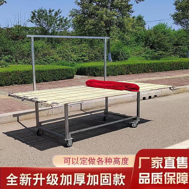 免運/可開票 快速出貨 擺攤便攜移動架帶輪地攤貨架夜市多功能水果展示架小推車竹蓆架子