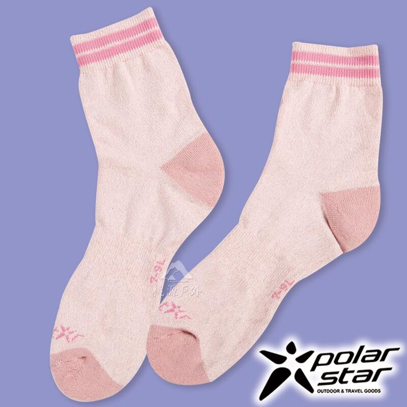 PolarStar 長效抗菌排汗登山襪 粉紅 P18512