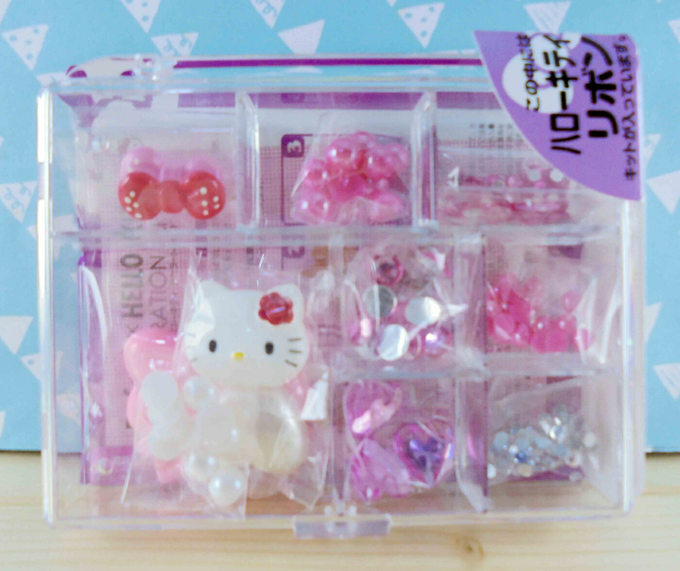 【震撼精品百貨】Hello Kitty 凱蒂貓 KITTY DIY組-手機DIY-紅色 震撼日式精品百貨