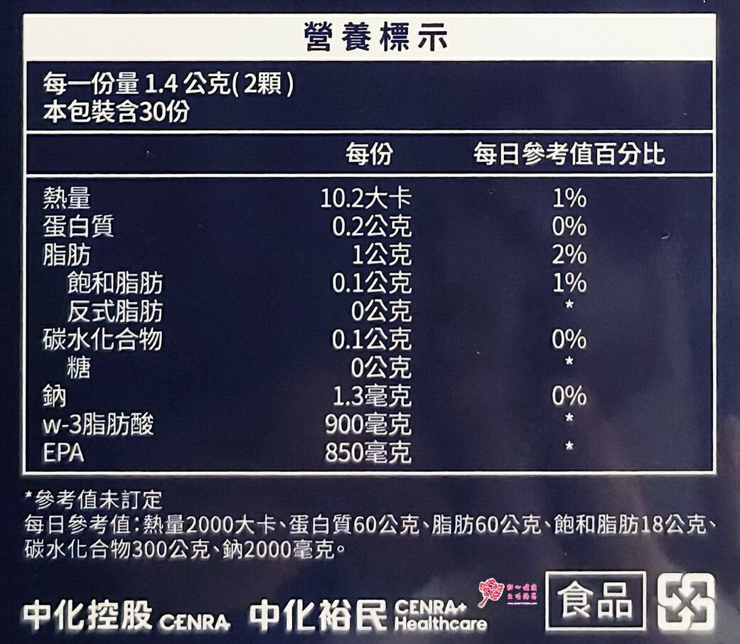 【中化健康】固循特級高濃度魚油(60粒/盒) 魚油、維生素E、含EPA 850毫克 4