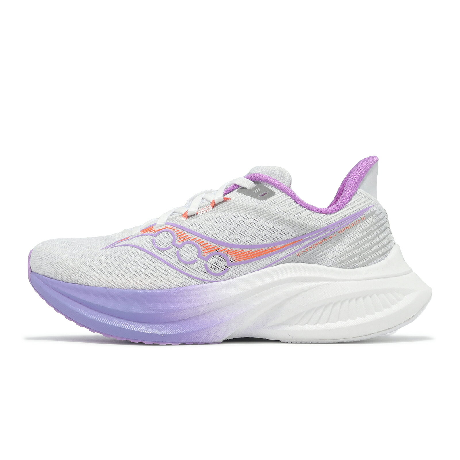 Saucony 競速跑鞋 Endorphin Speed 5 女鞋 男鞋 白 紫 緩震 尼龍板 索康尼 S11007340
