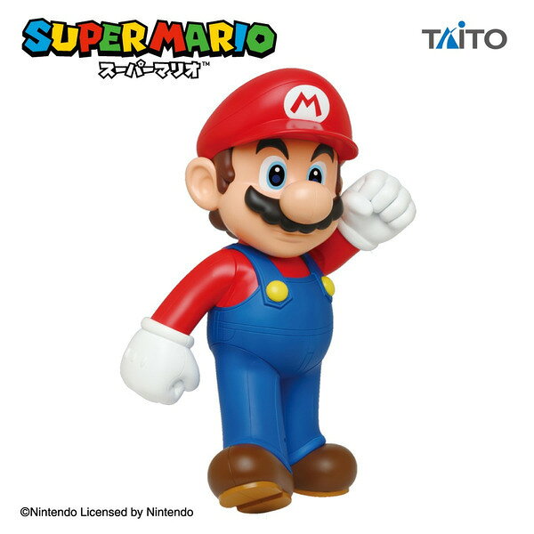 TAITO 景品公仔 超級瑪利歐 BIG Action 瑪利歐 可動 【鯊玩具】