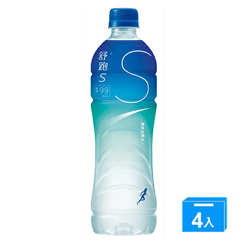 舒跑S健康補給飲料PET590ml*4【愛買】