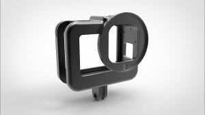 適用于GOPRO 8鋁合金狗籠 金屬保護邊框防摔兔籠運動相機配件