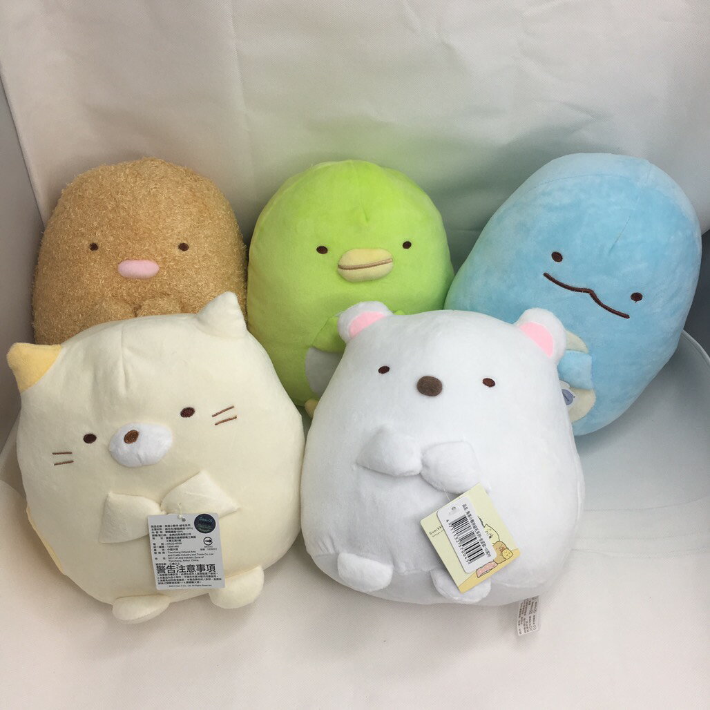 大賀屋 角落生物 娃娃 玩偶 炸豬排 企鵝 恐龍 白貓 貓咪 角落小夥伴 san-x 正版 T00120402
