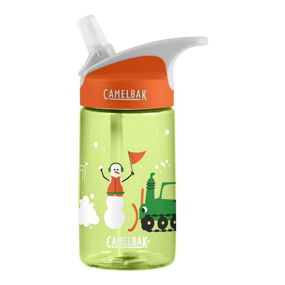 《CamelBak》400ml eddy兒童吸管運動水瓶 雪人車車