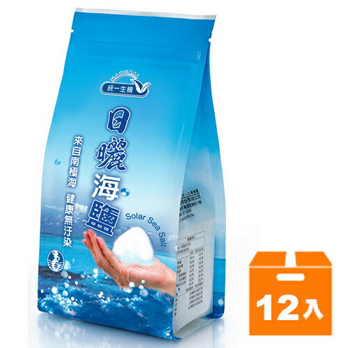 統一生機 日曬海鹽 450g (12袋)/箱【康鄰超市】