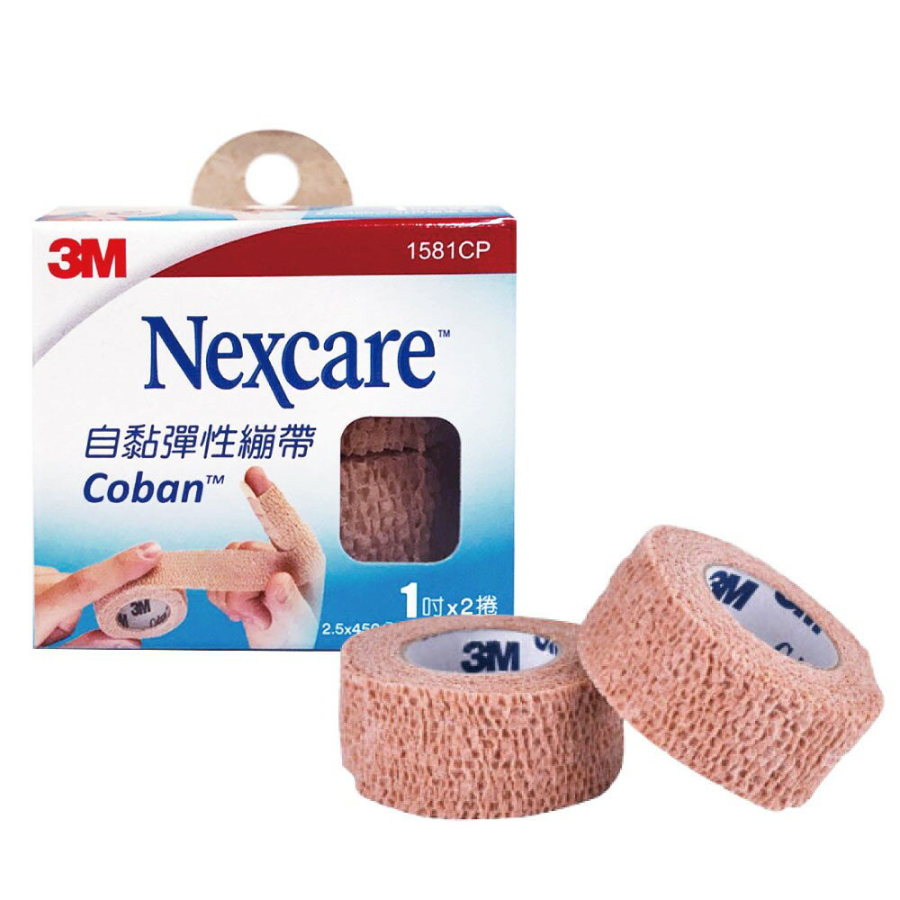 [ 公司貨 ]3M NEXCARE 自黏彈性繃帶1吋  (未滅菌) 阿爾富山