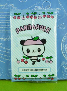 【震撼精品百貨】Hello Kitty 凱蒂貓 袖珍面紙-PAND APPLE-藍色【共1款】 震撼日式精品百貨