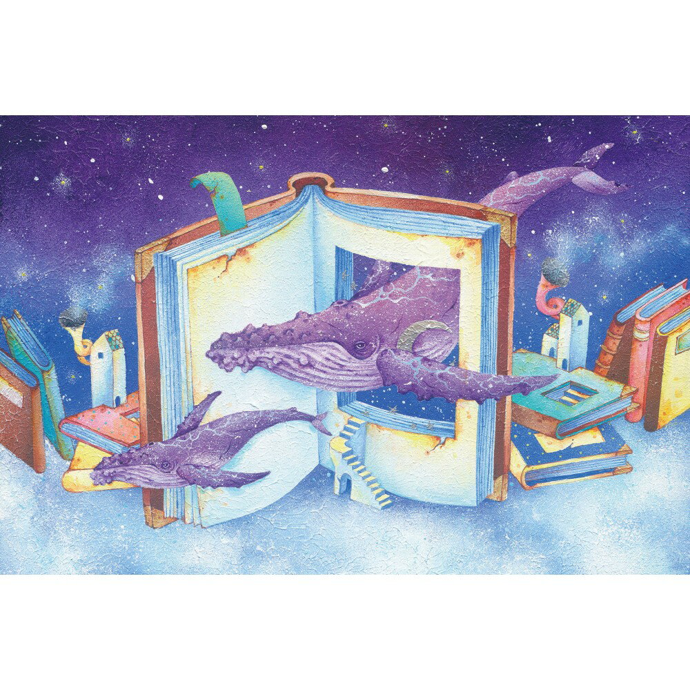 愛樂絲 - 查理宛豬-鯨奇任意門 1000片拼圖 A100-002