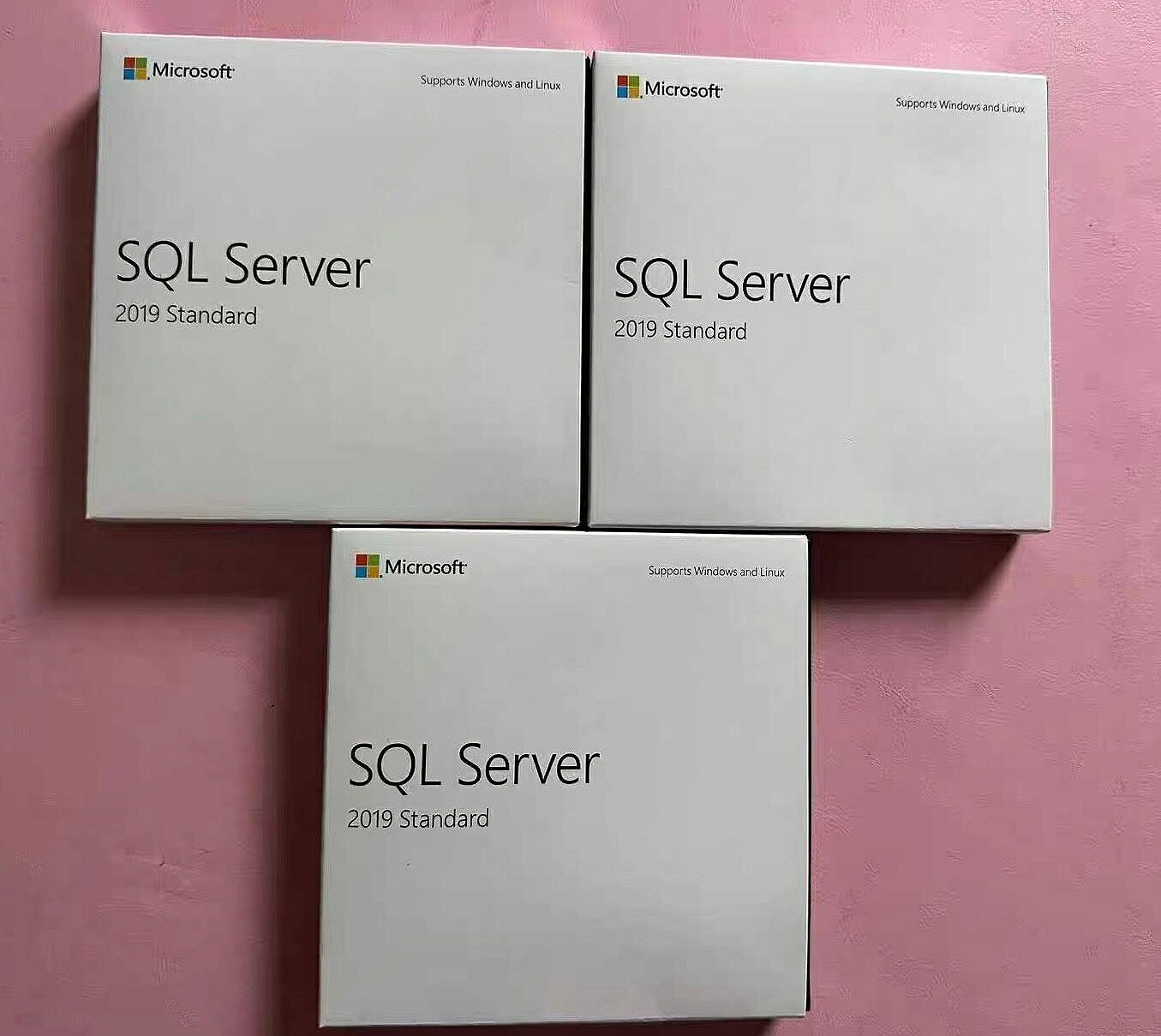 微軟正版SQL Server 2019 Standard標準版 支持Windows Linux系統【微軟批發零售】