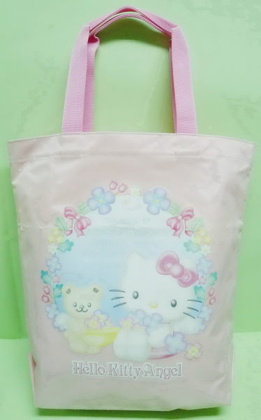 【震撼精品百貨】Hello Kitty 凱蒂貓 手提袋肩背包 粉天使 震撼日式精品百貨