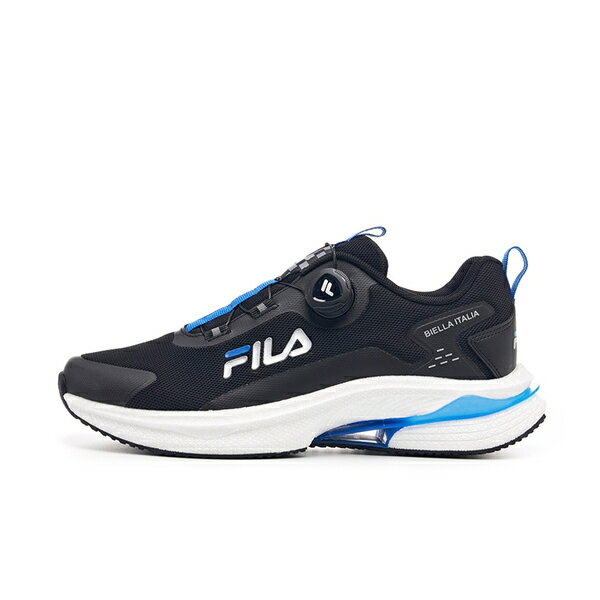 Fila Engine [1-J312Y-083] 男 休閒鞋 運動鞋 慢跑鞋 低筒 透氣 旋鈕 黑藍