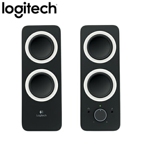 Logitech 羅技 Z200 2.0聲道 2件式 多媒體喇叭 黑 【時尚簡約款】