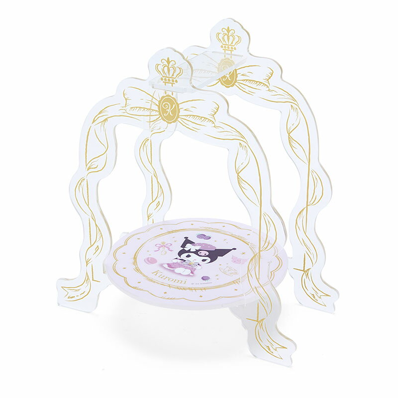asdfkitty*庫洛米 玩偶展示架/置物架/飾品架/下午茶點心架-日本正版商品
