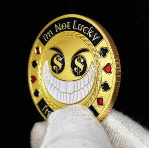 【撲克實力王】美國拉斯維加斯籌碼紀念章 壓牌幸運硬幣把玩收藏
