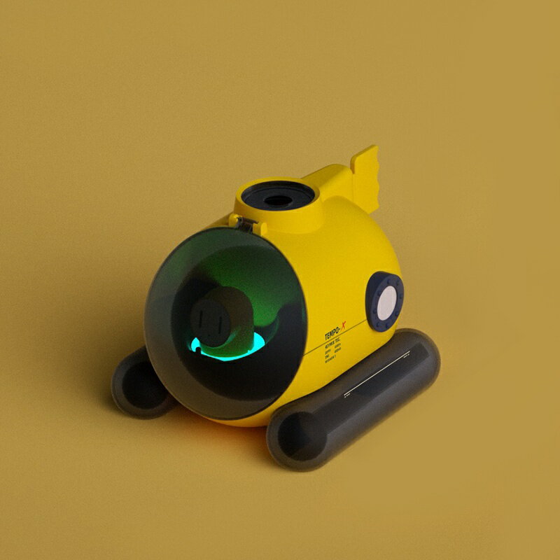 HEY MIX糖波1號 吐圈圈潛水艇加濕器 桌面小型噴煙霧圈 家用創意 生日禮物 加濕器 聲控加濕器 科技創意加濕器 6