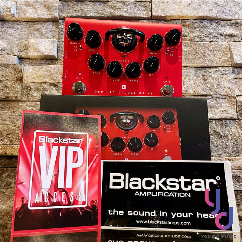 分期免運贈變壓器BlackStar Dept 10 Dual Drive 吉他破音前級音箱模擬