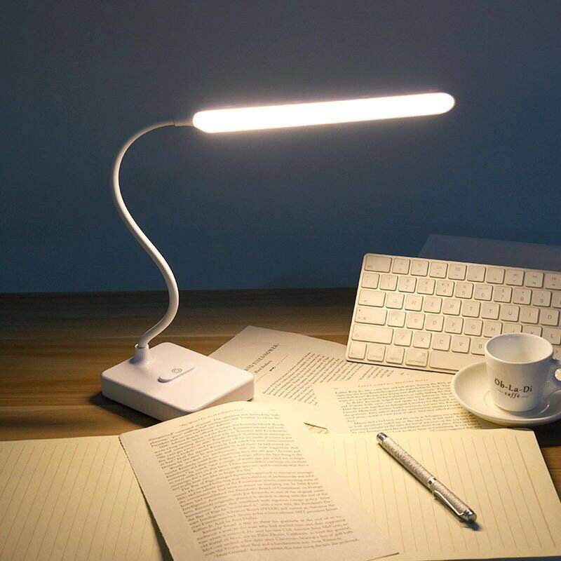 LED Stand Desk Lamp Modern Office Reading Table Light Touch