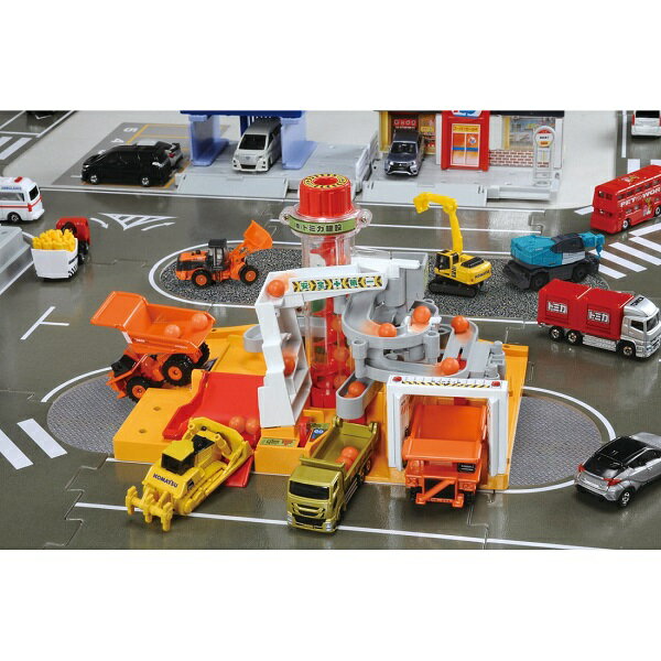 Fun心玩 Tw132 麗嬰日本tomica 多美小汽車交通世界新城鎮轉轉工事現場場景玩具 Fun心玩直營店 樂天市場rakuten