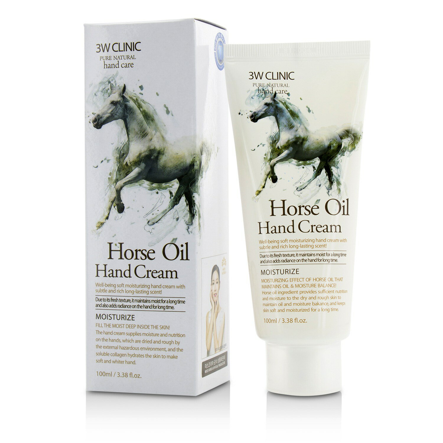 3W Clinic - 護手霜 - 馬油Hand Cream - Horse Oil