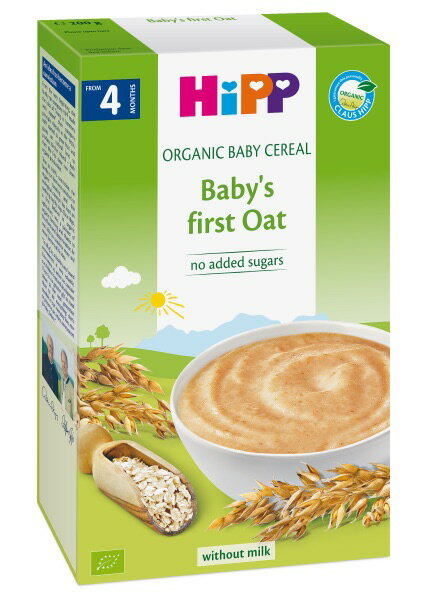 【買6送1】HiPP喜寶-有機寶寶燕麥精200g -米菲寶貝