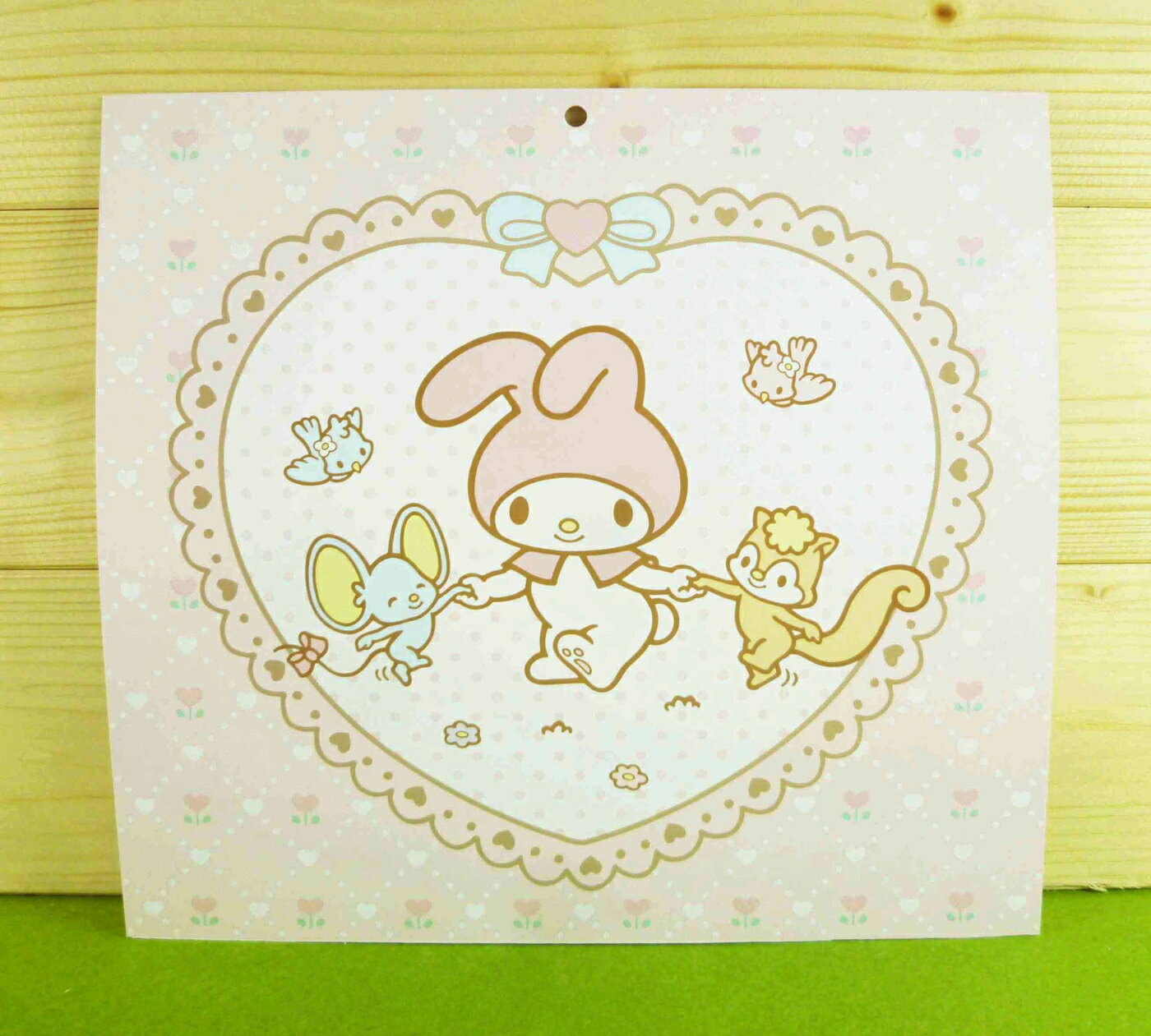 【震撼精品百貨】My Melody 美樂蒂 雙面卡片-粉跳舞 震撼日式精品百貨