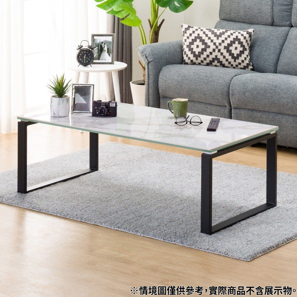 ◎岩板 陶板茶几 CERAL2 120 WH/BK NITORI宜得利家居