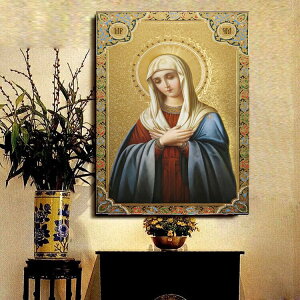 十字繡基督圣母瑪麗亞新款粘貼磚石繡宗教鉆石畫滿鉆方鉆圓鉆