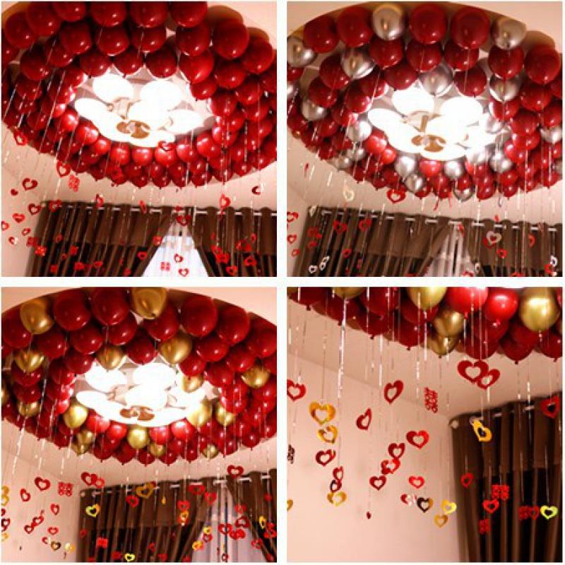 定婚布置套餐造型婚房字母兒童婚禮房間背景墻汽球裝飾品生日氣球1入