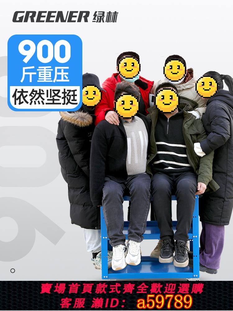 【臺灣公司 可打統編】綠林工具車小推車收納架汽維修櫃車間用移動加厚三層手推車箱重型