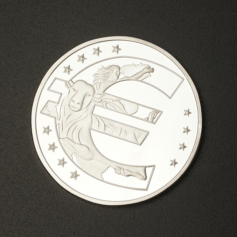 歐盟紀念章 十二國鍍金裝飾工藝品創意禮品時尚雙色裝飾硬幣禮物 3