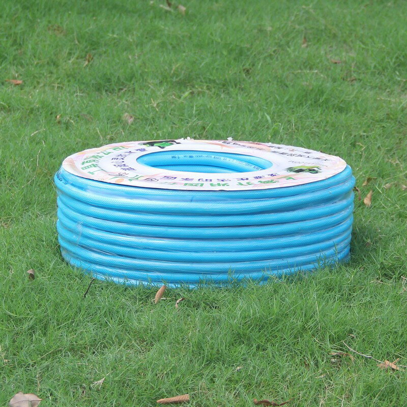 園景4分高彈性耐寒花園軟管水管澆花洗車環保藍色水管耐高壓抗曬