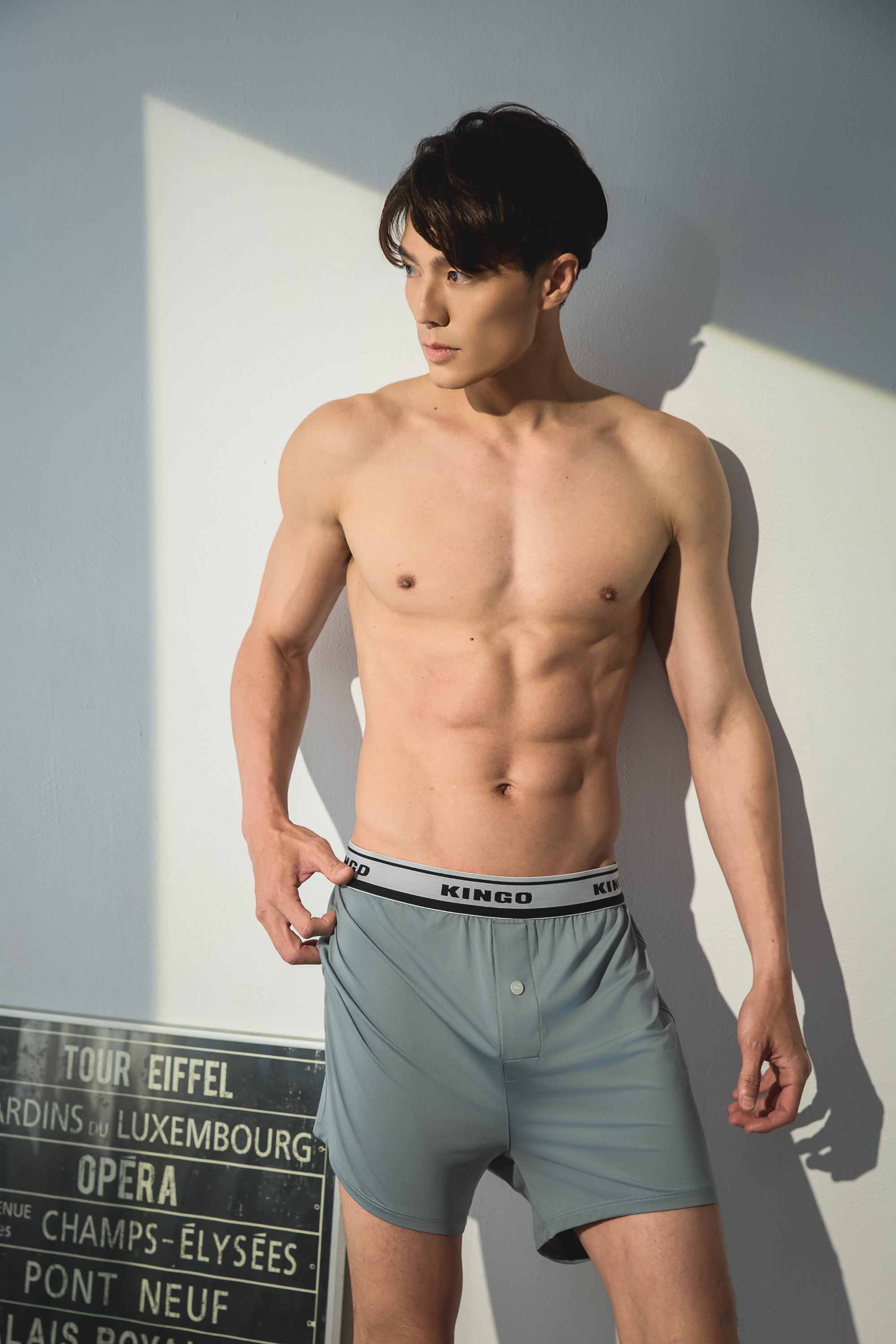 KINGO男款｜素面機能四角內褲 /S-6XL/ 3色 4