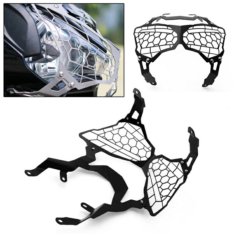 適用川崎kawasaki z900 17-18年改裝前大燈保護罩防護網燈罩配件