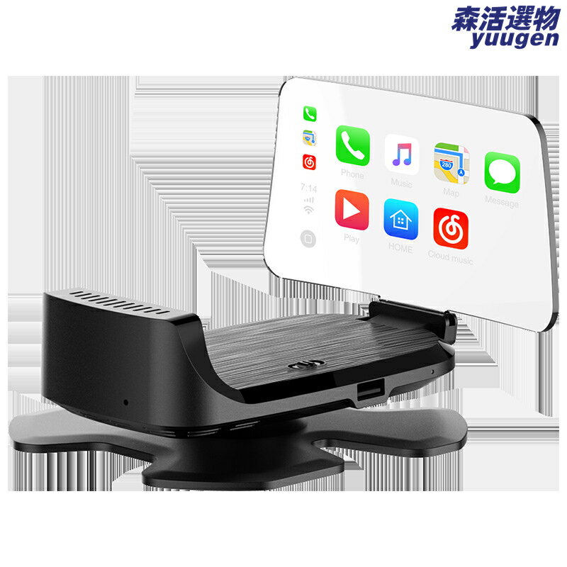 【無線雙聯】HUD抬頭顯示器 CarPlay Android Auto 車載導航 手機投屏 音樂播放 行車記錄 OBD介面 高畫質投影 全天候顯示 駕駛安全輔助