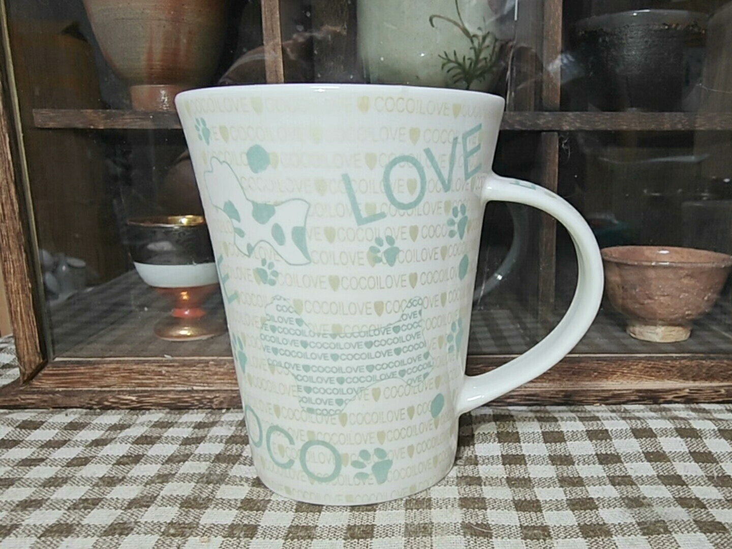 日本迴流 Coco大號可愛小馬畫片馬克杯 中古美品 無磕碰無使用 正品保真 收藏款陶瓷杯 居家辦公杯