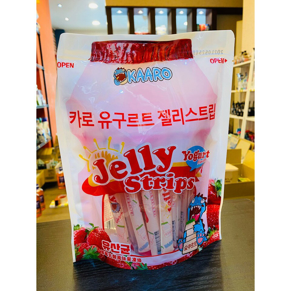 ✨台灣製造📦 KAARO 乳酸 / 草莓 / 綜合水果 風味果凍條 600g (約28條) #丹丹悅生活 2
