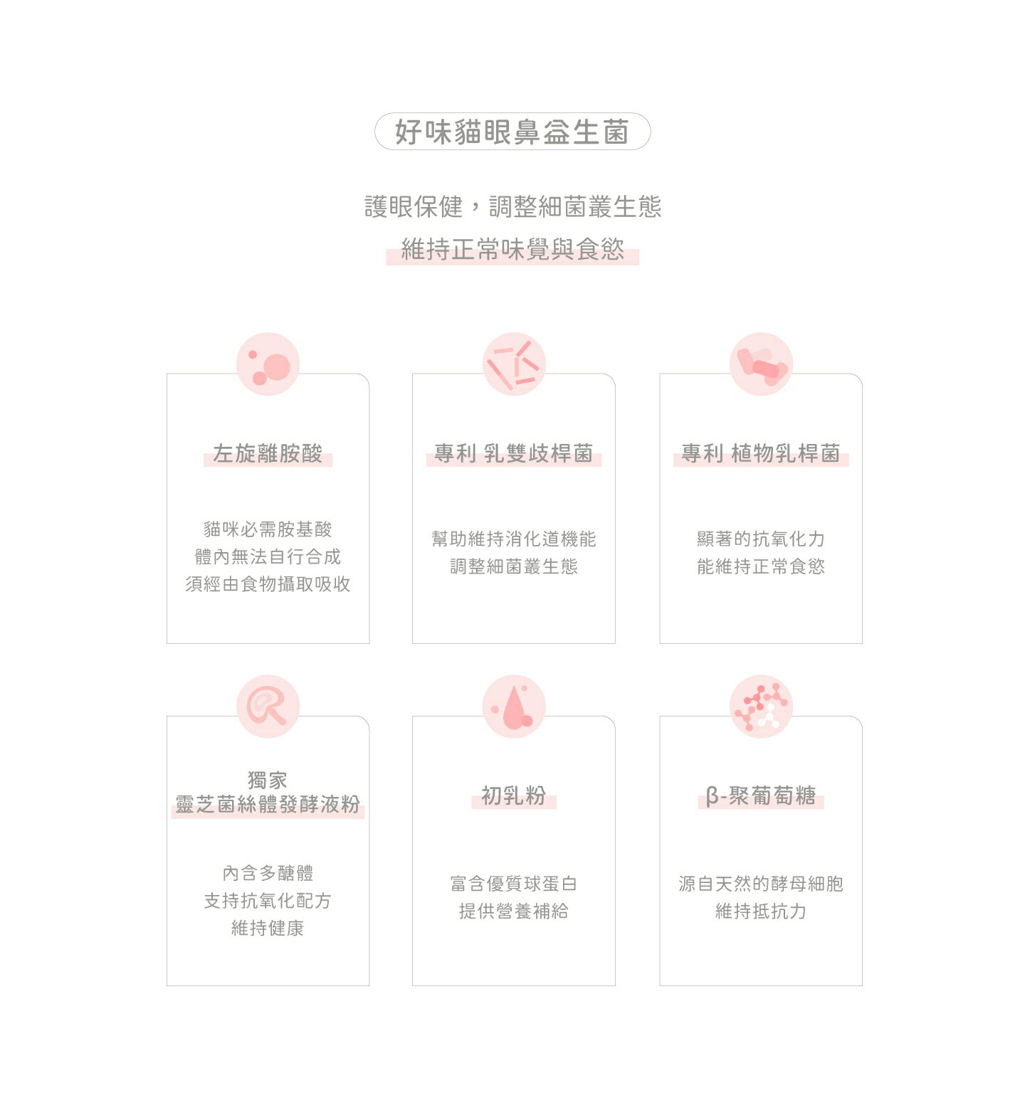 好味小姐 貓日常保養系列 好味益生菌 好味小姐益生菌 貓眼鼻益生菌 護膚魚Q粉 好味腸胃益生菌【23030133】 8