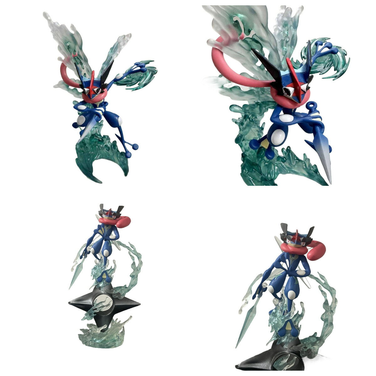 寵物精靈神奇寶貝gk甲賀忍蛙擺件 奧義飛刀忍蛙動漫模型