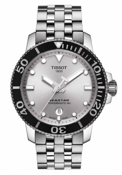 TISSOT天梭表 T1204071103100 海洋之星潛水機械腕錶/黑 43mm